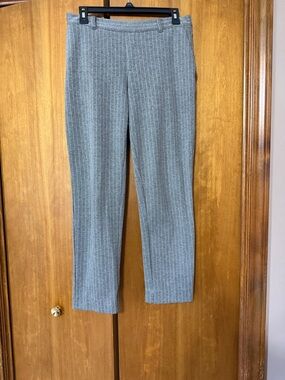 Banana Republic Gray Pinstripe Trousers